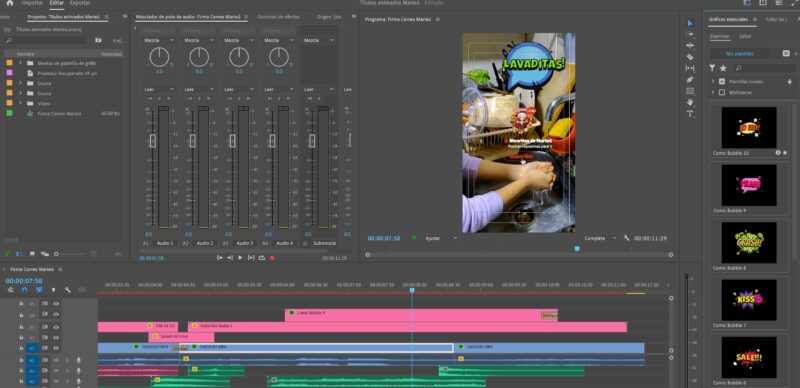 Editing Adobe Premiere Comic Titles. Editing Adobe Premiere Comic Titles.