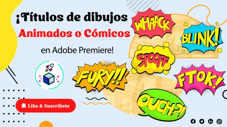 💬 Adobe Premiere Comic Titles: Animated Graphics & Export! 🎁