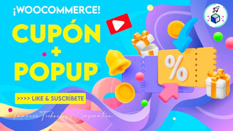¡Cupón de Descuento WooCommerce y Popup en WordPress!